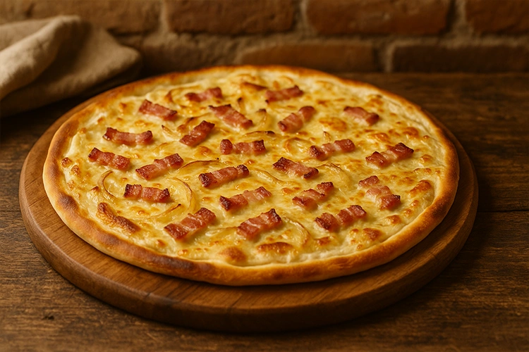 Jenis Jenis Pizza Tarte Flambee Gratinee